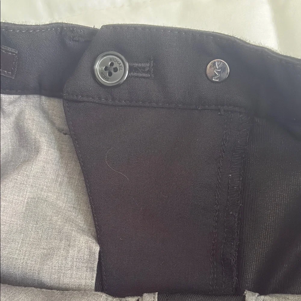 Michael Kors, men black pants, special detailing on‎ legs with snaps on bottom